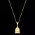 KIT - Corrente Grumet 1.5mm - Pingente Mãe Rainha 2,5x1,5cm - Banhado a ouro 18K - Garantia de 01 ano - comprar online