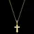 KIT - Corrente 3 por 1 Fígaro 1.5mm - Pingente Crucifixo Português 3,5x2cm - Banhado a ouro 18K - Garantia de 01 ano - comprar online