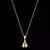 KIT - Corrente Cartie Quina Long 1.5mm - Pingente N. Sra. Aparecida Vazado 2x1,5cm - Banhado a ouro 18K - Garantia de 01 ano - comprar online