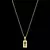 KIT - Corrente 3 por 1 Fígaro 1.5mm - Pingente Plaquinha Crucifixo Vazado 2x1cm - Banhado a ouro 18K - Garantia de 01 ano - comprar online