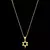 KIT - Corrente 3 por 1 Fígaro 1.5mm - Pingente Estrela de Davi Vazado 2x2cm - Banhado a ouro 18K - Garantia de 01 ano - comprar online