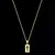 KIT - Corrente Cadeado 1.5mm - Pingente Plaquinha Crucifixo Vazado 2x1cm - Banhado a ouro 18K - Garantia de 01 ano - comprar online