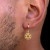 Par de brincos - Estrela de Davi - Banhados a ouro 18K - Garantia de 01 ano