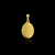 Pingente Medalha Oração do Pai Nosso - 1,3x2,0cm - Banhado a ouro 18K - 01 ano de garantia