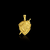 Pingente Escudo da Fé fechado [P] - 2,1x3,0cm - Banhado a ouro 18K - 01 ano de garantia