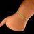 Pulseira Lacraia - Fecho gaveta - 8mm - Banhado a ouro 18K - Garantia de 01 ano