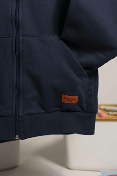 CARDIGAN CLASIC RUSTICO AZUL MARINO - Apapachos kids 