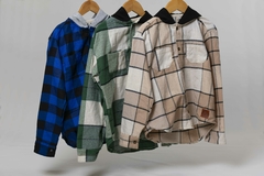 Imagen de Camisa Viyela con capucha Verde