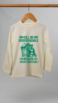 Remera Mapache Crudo - comprar online