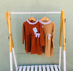 Vestido Olivia con Puntilla en el cuello - tienda online