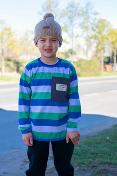 REMERA Dash (Verde -Azul-Celeste)