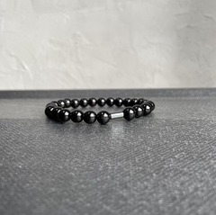 PULSEIRA COM PEDRA HEMATITA NATURAL
