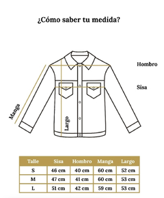 Campera Jean Manga Buzo Gunda - tienda online