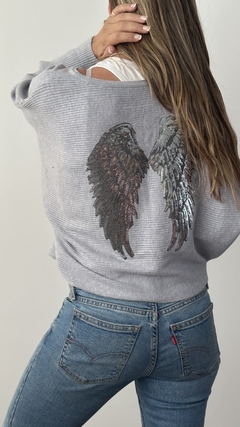 Sueter Macarena Gris Melange