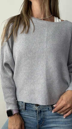 Sueter Macarena Gris Melange - comprar online