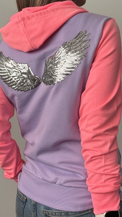 Cangurito Combinado lila y Rosa fluo en internet