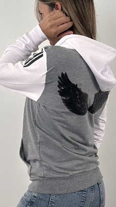 Cangurito combinado Gris y Blanco en internet