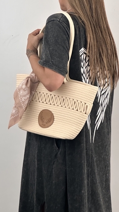 Cartera Rafia Cruda