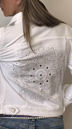 Campera Jean Gunda Blanca