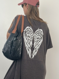 Vestido Largo Jaspeado Topo - comprar online