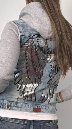 Campera Arcoiris Gris con Alas - tienda online