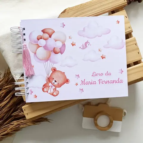 Livro do Bebê Ursinha com Balão