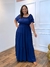 Vestido longo plussize Liandra - Estilosa & Crente