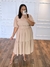 Vestido Cléo Bege na internet