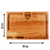 Boca Plate Board | Wooden Boards for BBQs with Boca Juniors Design - online store