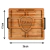 Tabla picada mediana Boca - tienda online