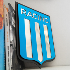 Escudo espejado chico Racing en internet