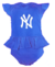 Pañalero Niña Vestido De Los Yankees New York Personalizado