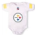 Pañalero Y Mamelucos De Steelers - 3 Pzas. Personalizados - Chinitos Kids