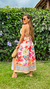 Vestido Midi Luara - Estampa Flores Colorido - comprar online