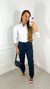Camisa Cropped Tais - Branca