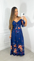 Vestido Longuete Mariana - Azul Marinho - comprar online
