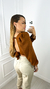 Cropped Eva - Marrom - comprar online