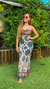 Vestido Longuete Laís - Estampa Tucano Azul - comprar online