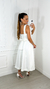 Vestido Midi Gabriela - Branco - comprar online