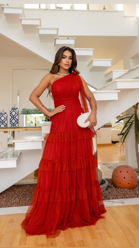 Vestido Topázio Terracota - comprar online