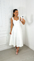Vestido Midi Gabriela - Branco