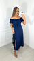 Vestido Longuete Elisa - Azul Marinho - comprar online