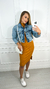 Jaqueta Jeans Curta Marmorizada - comprar online