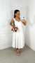 Vestido Midi Gabriela - Branco na internet
