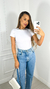 Body Gola Redonda Camilla - Branco - comprar online