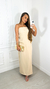 Vestido Longuete Daiana - Bege - comprar online