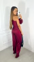 Conjunto Thay Vermelho Dahlia - Calça Pantalona e Blusa Nula Manga na internet