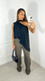 Blusa Assimetrica Bella - Preta - comprar online