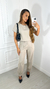 Conjunto Brenda Champanhe - Blusa e Calca Cenoura - comprar online
