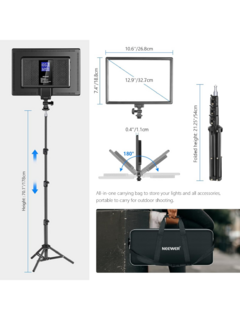 Neewer - Kit de Iluminación - Clama Store